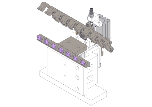 基于齿轮齿条的气动摆动机构