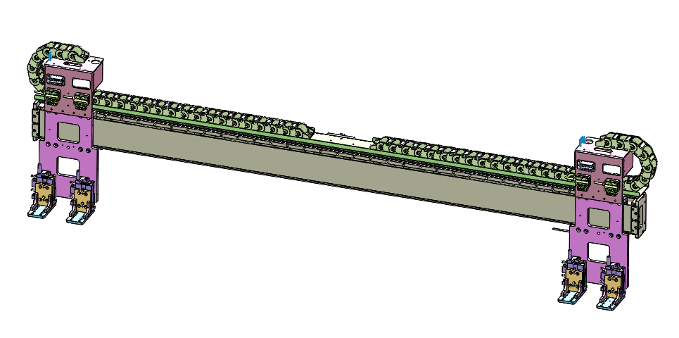直线电机双头搬运机构