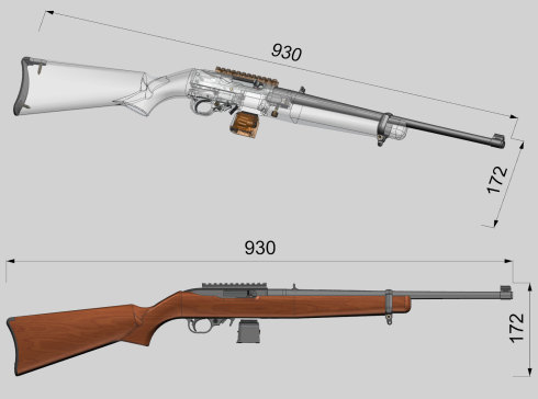 RUGER 鲁格1022半自动步枪