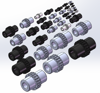 滚子链联轴器GL系列 38款