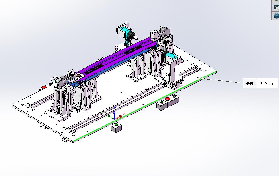 半自动六自由度定位夹紧双面拧螺丝机
