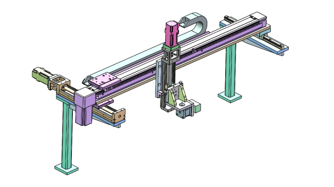 三轴下料吸附模组