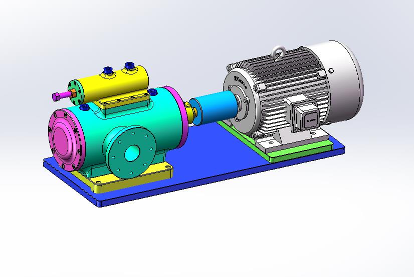 高压高速三螺杆输送泵