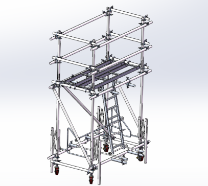 移动式工作平台小车