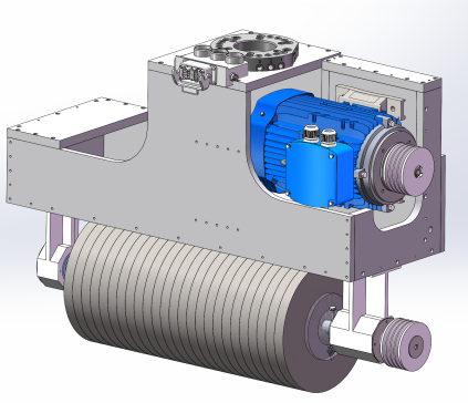 抛光轮组件三维