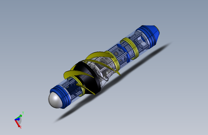 全密封式独立液下探测机器人