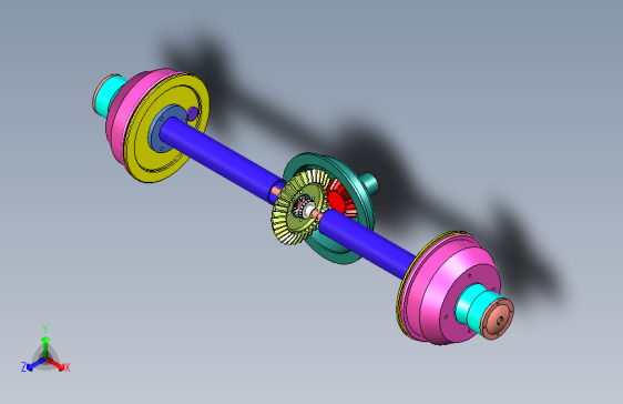 全浮式半轴驱动桥=426529==40