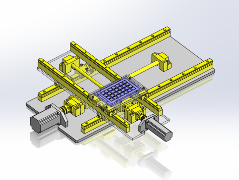 XY（伺服电机+丝杠+直线导轨）精密运输平台