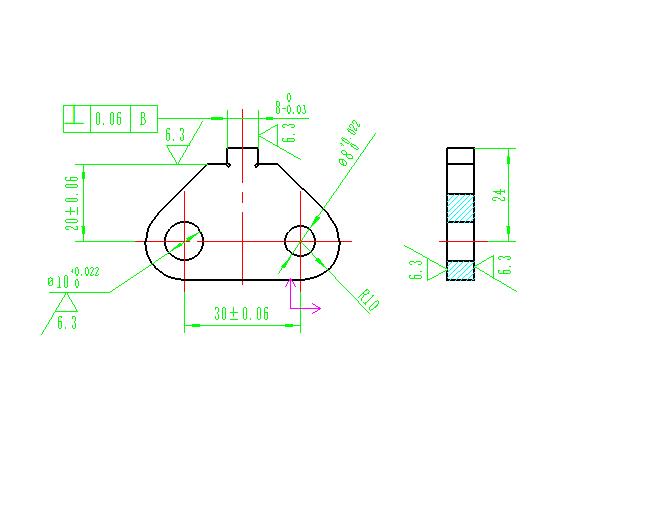 支架的工艺规程及铣8mm的2侧面的工装夹具设计