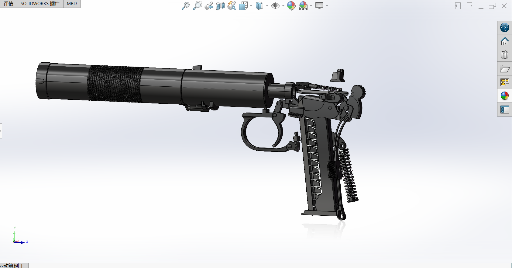 马卡洛夫PB微声手枪模型