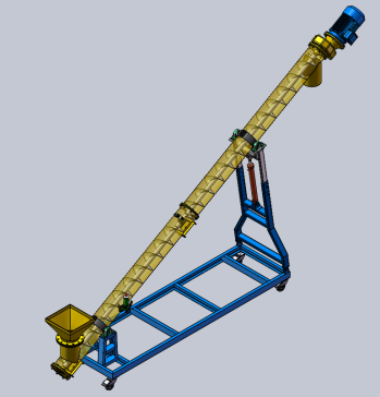 273移动升降螺旋输送机