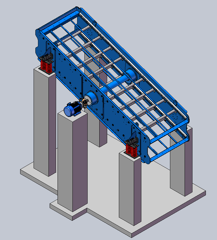 2YZS2160振动筛分机3D