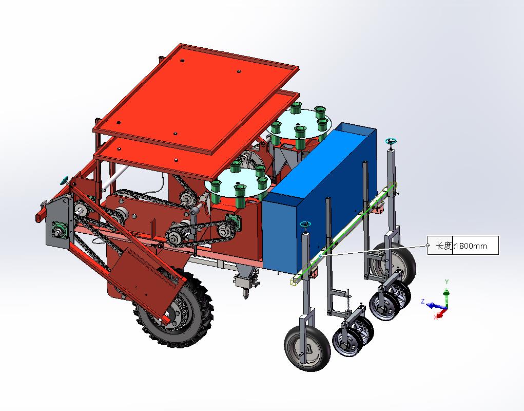凸轮连杆自动施肥自动埋土自动播种机