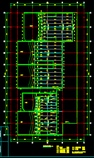 原建筑新加钢结构影视放映厅夹层结构图