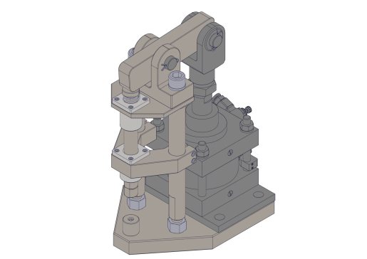 基于连杆机构的压合机构