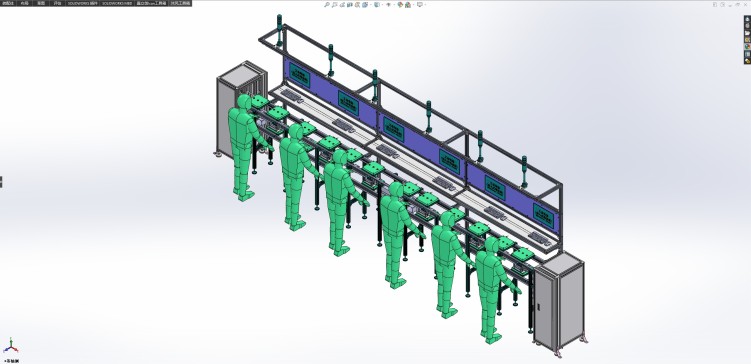 半自动循环升降机构