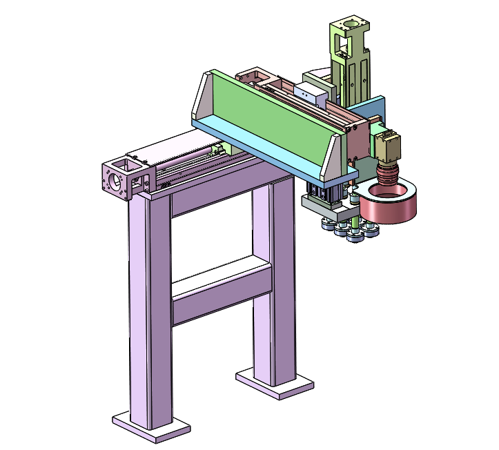 视觉相机定位取料组件