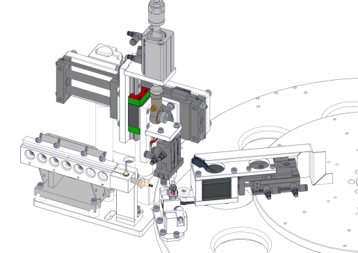 基于啮合原理的齿轮组装机构
