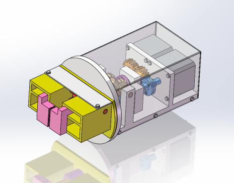 旋转夹持机械夹爪机构stp
