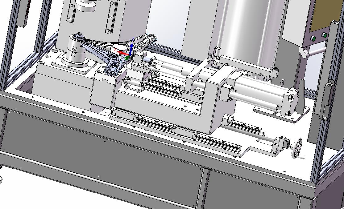 汽车摆臂胶套双轴液压压装机