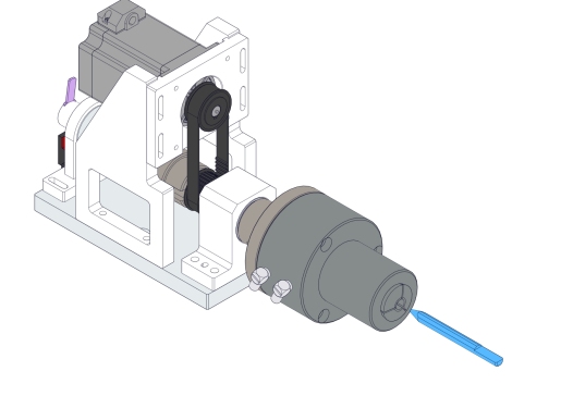 基于气动夹盘的旋转夹紧机构
