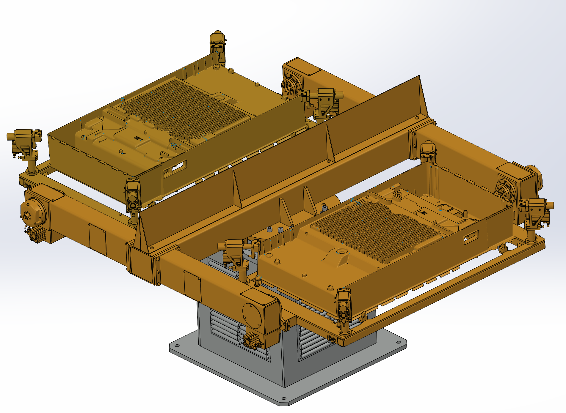 储能盒双工位三轴变位机