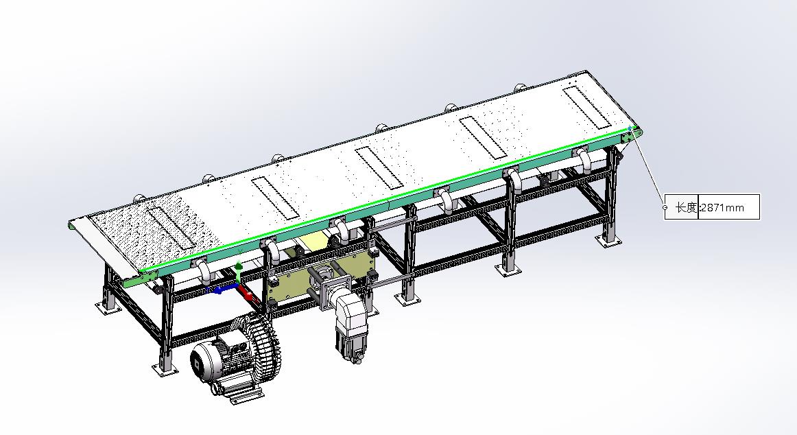 真空吸附定位皮带输送机