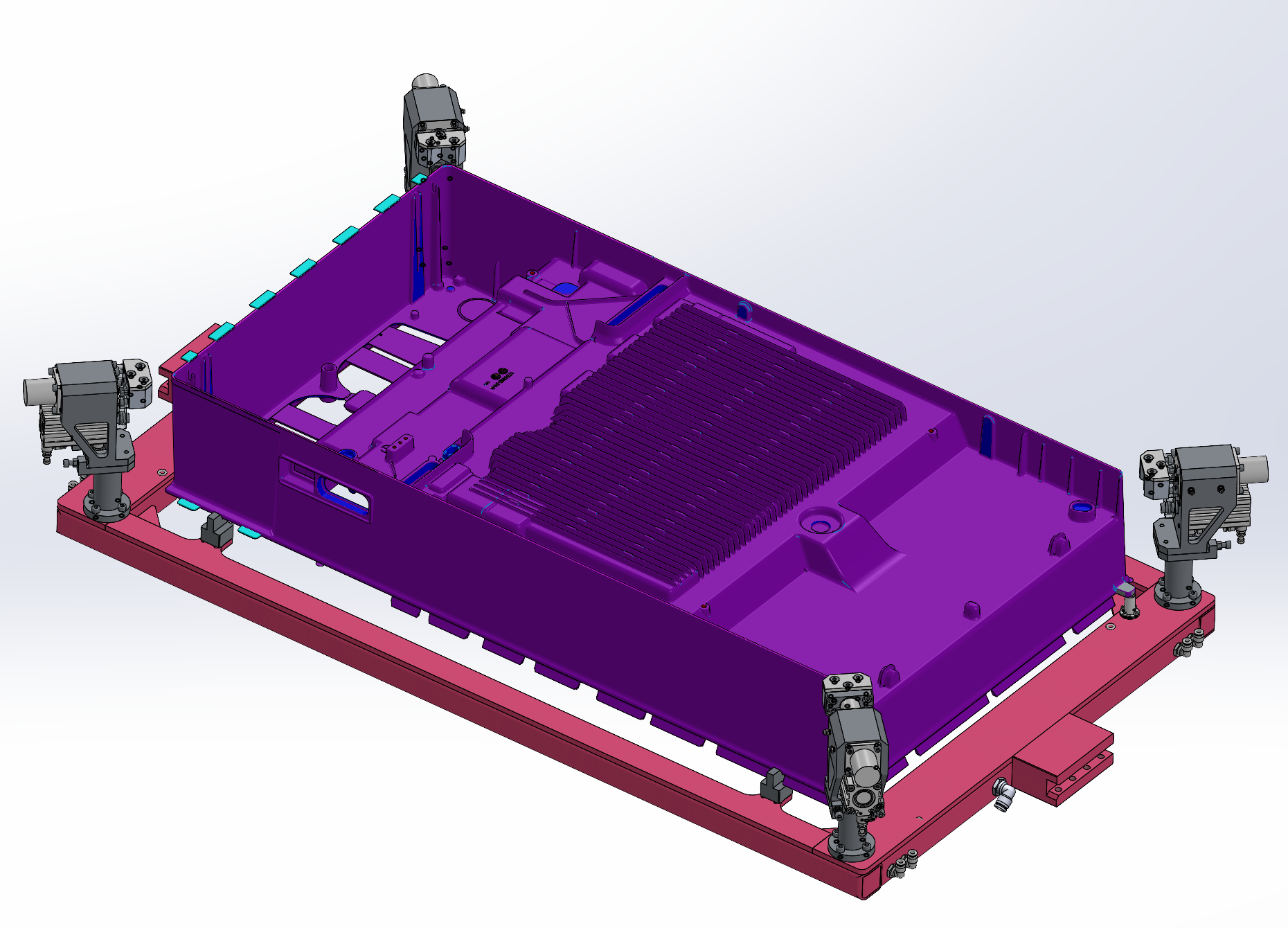 储能盒双工位三轴变位机