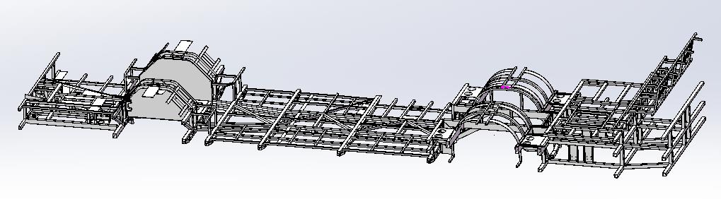 公交车焊接底盘