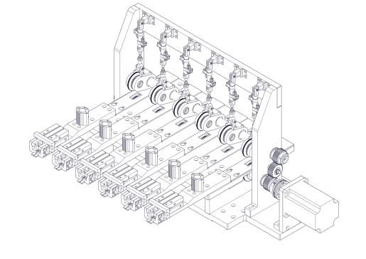 线材类物料的送线机构