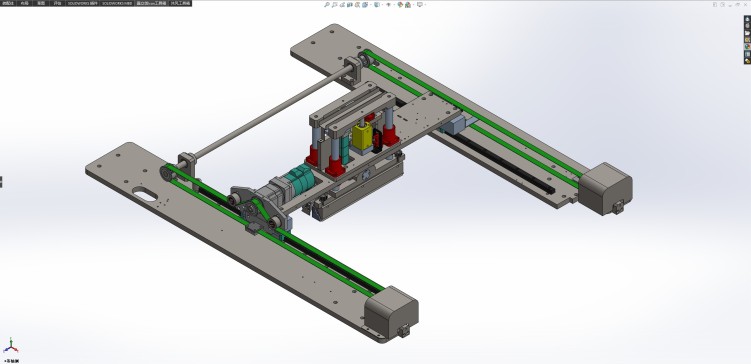基于同步带传动的移载机构