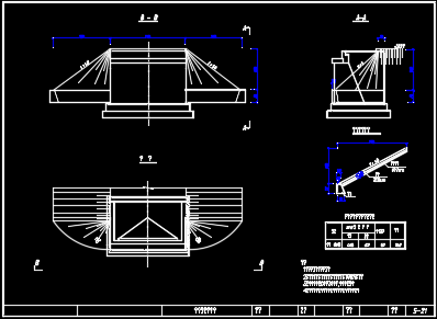 3×20米钢筋砼T形梁桥全套施工图（26张）_dwg