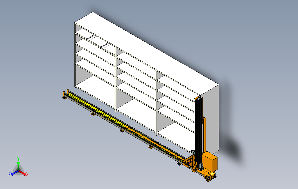 立体库堆高穿梭车