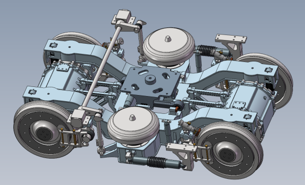 抱轴直驱轴箱内置转向架