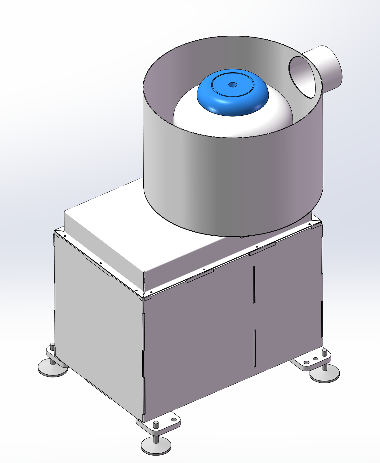 平底锅旋转治具