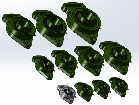 UCFA型可调菱形轴承 11款