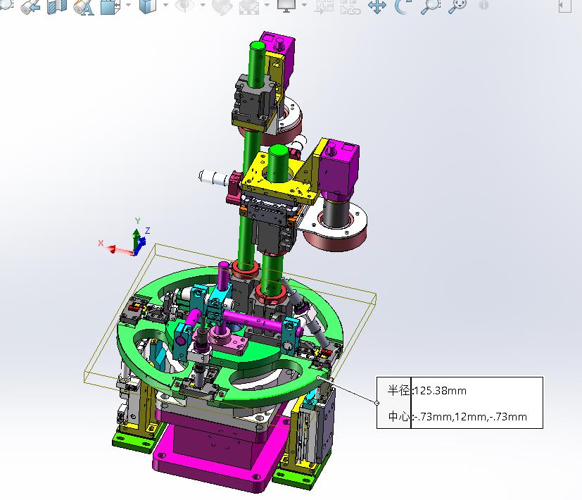UTC视觉检测四工位旋转定位转台-凸轮分割器-点胶机