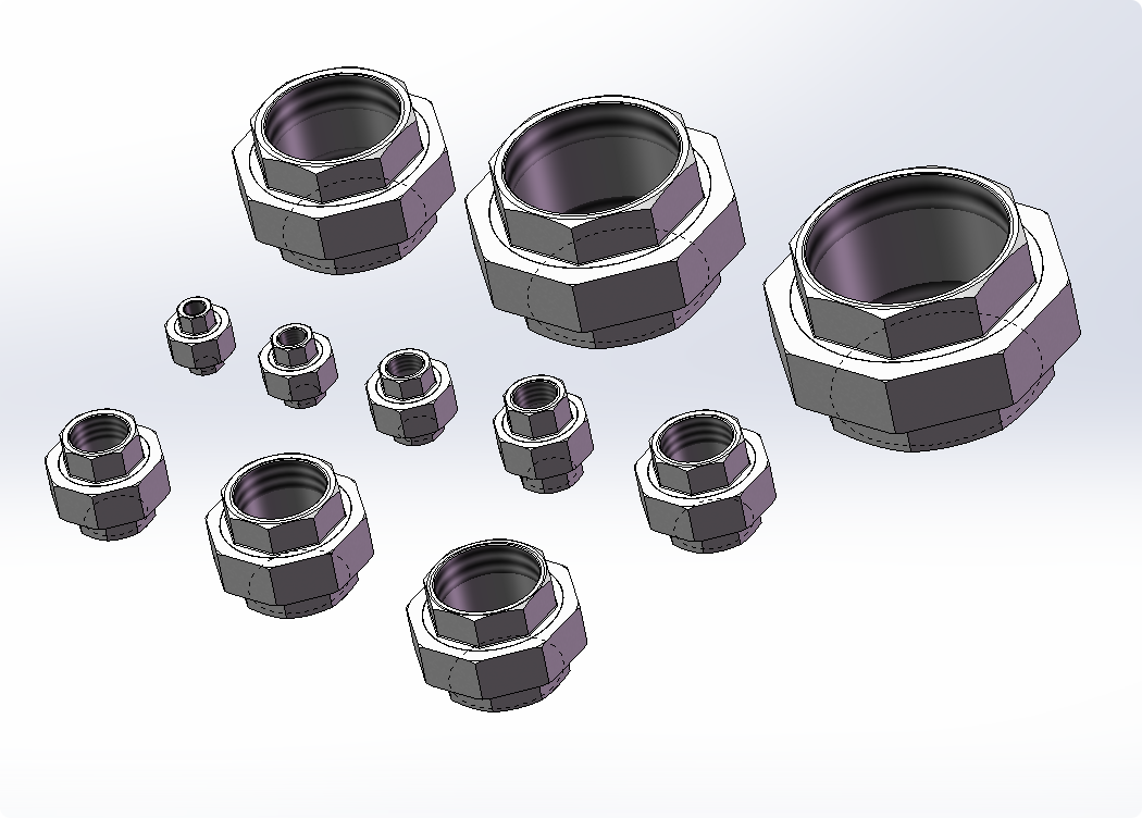 活接 内丝活接头内螺纹活接 DN6~DN80带配置