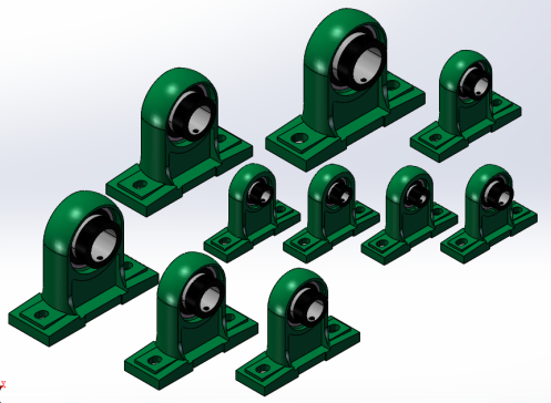 UELPH加高立式外球面轴承 10款