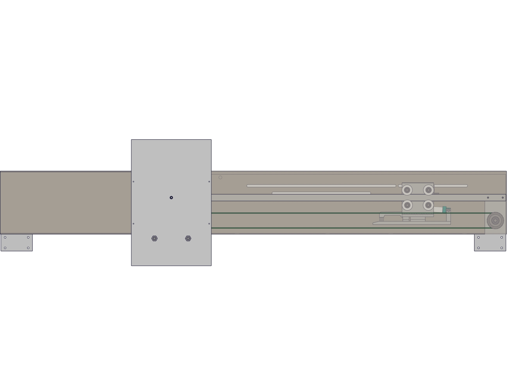 基于同步带输送的气动拉袋机构