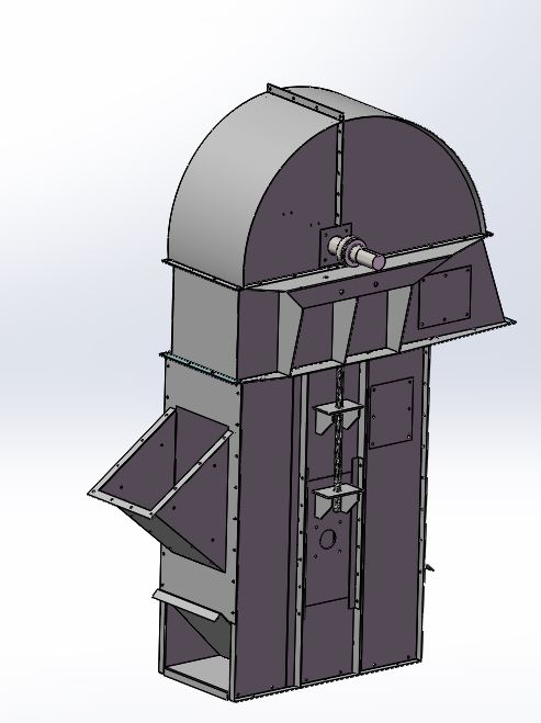 小型提升机3D模型