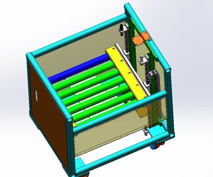 动力滚筒提升输送机