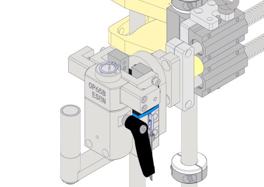轴用挡圈张开机构