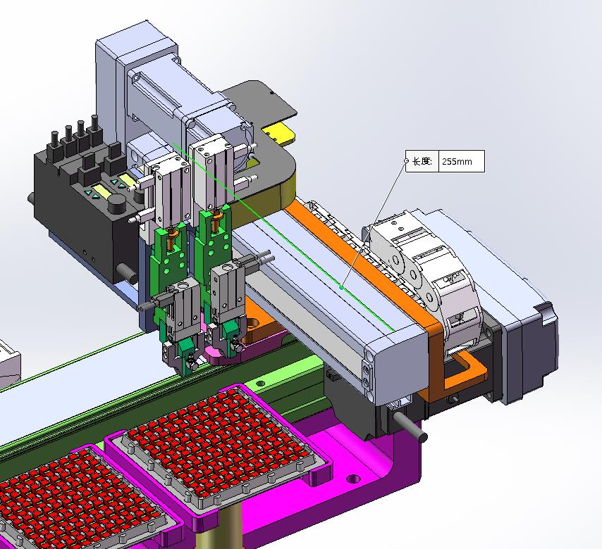 真空吸附+气动夹爪-XY轴伺服模组机械手