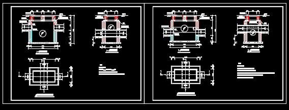 交汇井设计大样图