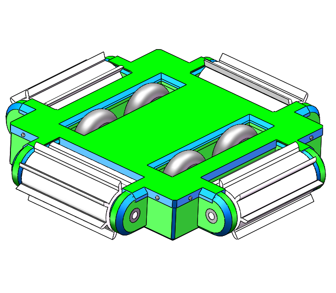 全方位滚筒格斗机器人