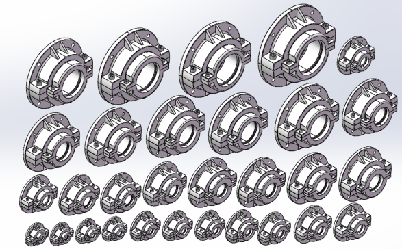法兰式剖分式轴承PGFD 30款