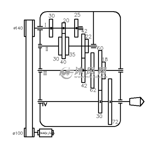 410039-卧式铣床主轴箱设计
