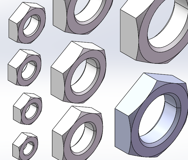 卡套式管接头用六角薄螺母