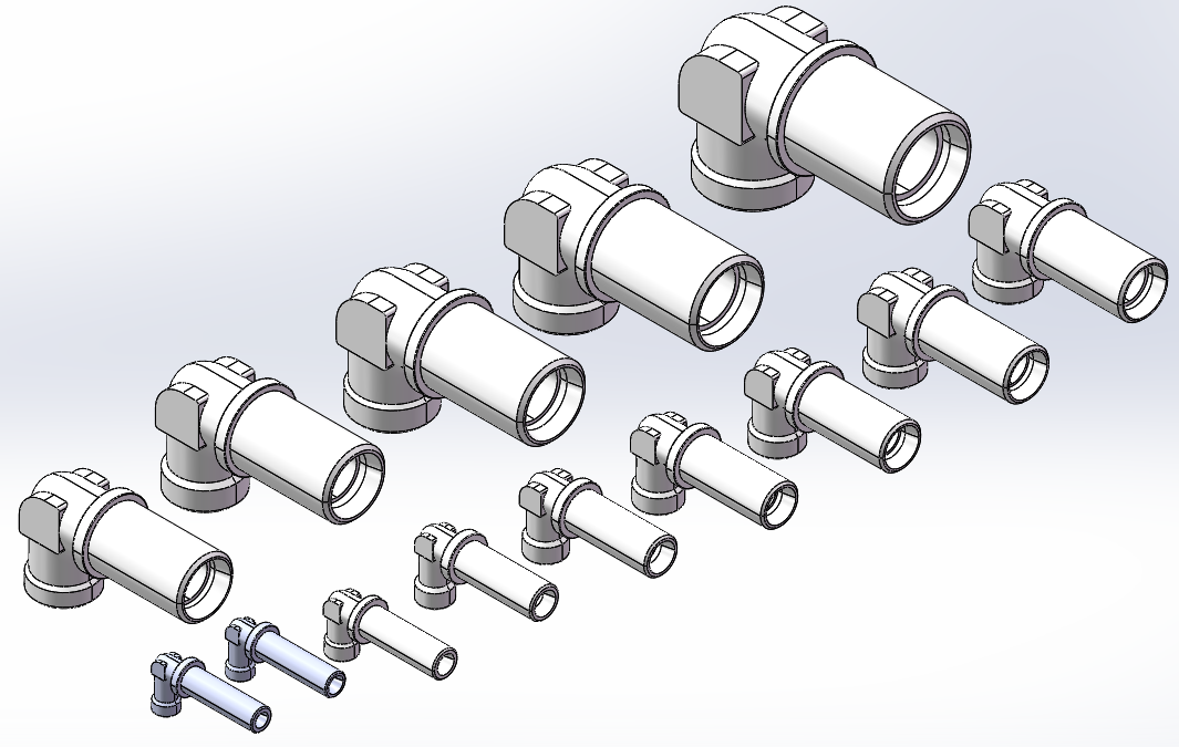 卡套式隔壁直角接头 14款